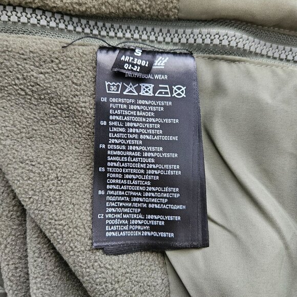 Brandit Windbreaker Anorak Summer Hoodie Rain Jacket Outdoor Hiking Olive S - Picture 9 of 9